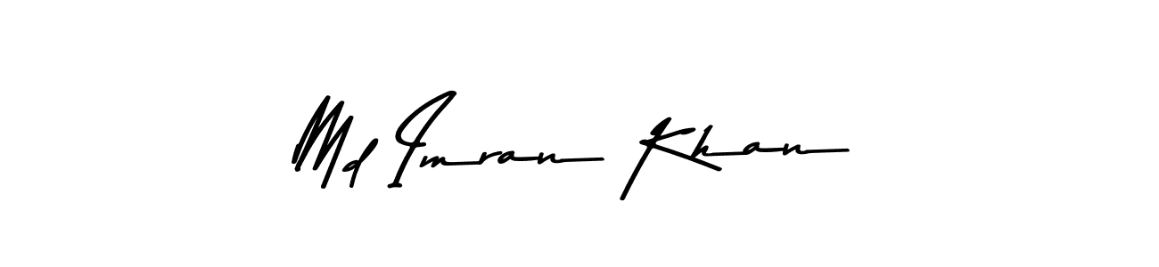 Use a signature maker to create a handwritten signature online. With this signature software, you can design (Asem Kandis PERSONAL USE) your own signature for name Md Imran Khan. Md Imran Khan signature style 9 images and pictures png