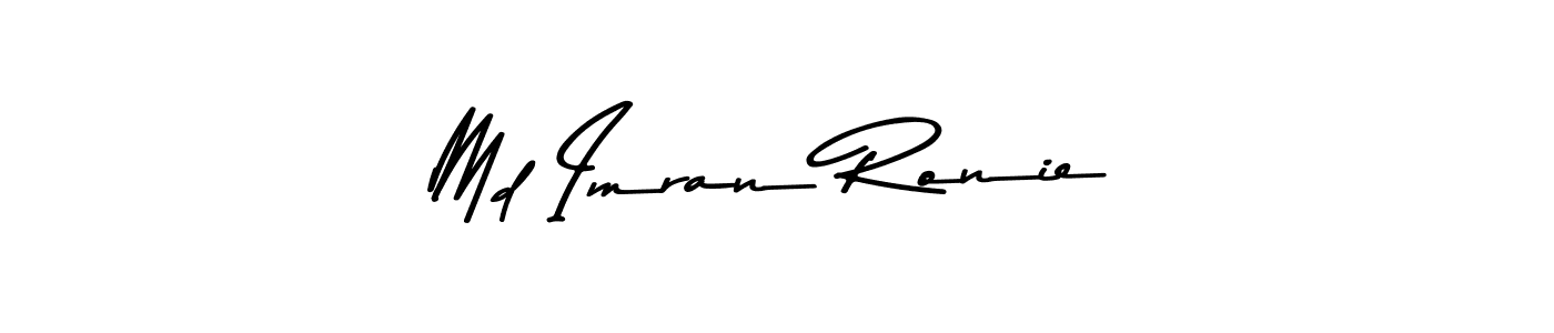 Also You can easily find your signature by using the search form. We will create Md Imran Ronie name handwritten signature images for you free of cost using Asem Kandis PERSONAL USE sign style. Md Imran Ronie signature style 9 images and pictures png