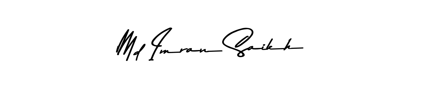 You should practise on your own different ways (Asem Kandis PERSONAL USE) to write your name (Md Imran Saikh) in signature. don't let someone else do it for you. Md Imran Saikh signature style 9 images and pictures png