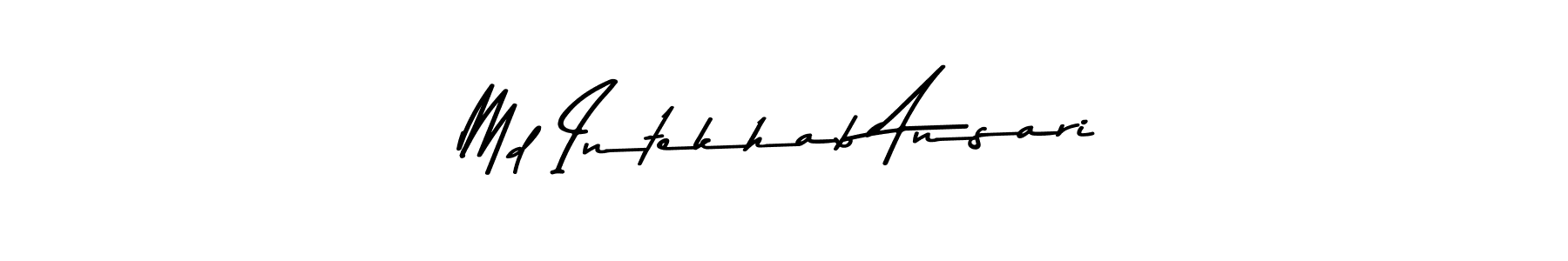 Md Intekhab Ansari stylish signature style. Best Handwritten Sign (Asem Kandis PERSONAL USE) for my name. Handwritten Signature Collection Ideas for my name Md Intekhab Ansari. Md Intekhab Ansari signature style 9 images and pictures png