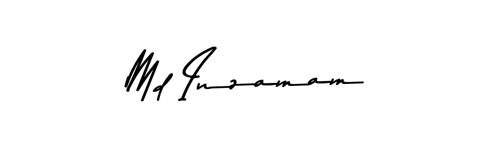 How to make Md Inzamam signature? Asem Kandis PERSONAL USE is a professional autograph style. Create handwritten signature for Md Inzamam name. Md Inzamam signature style 9 images and pictures png