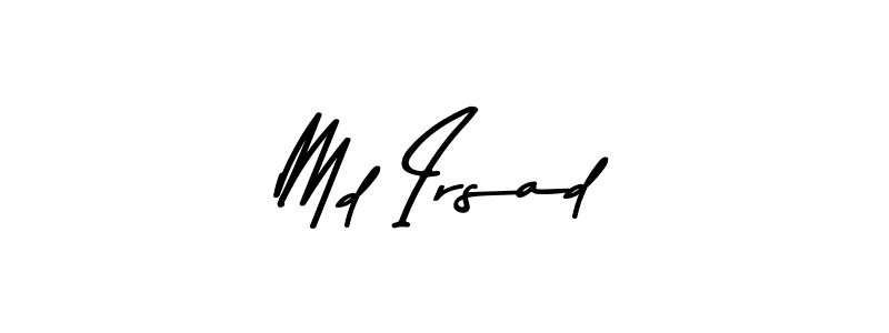 How to make Md Irsad signature? Asem Kandis PERSONAL USE is a professional autograph style. Create handwritten signature for Md Irsad name. Md Irsad signature style 9 images and pictures png