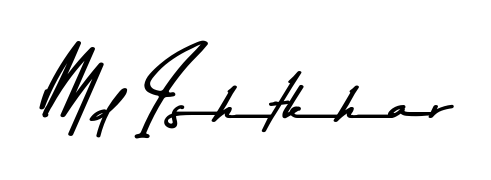 A dynamic signature style for Md Ishtkhar using Asem Kandis PERSONAL USE script. Designed to look authentic, handwritten, and professional. Md Ishtkhar signature style 9 images and pictures png