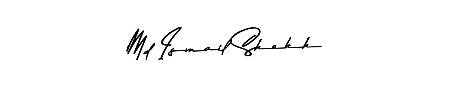 Design your own signature with our free online signature maker. With this signature software, you can create a handwritten (Asem Kandis PERSONAL USE) signature for name Md Ismail Shekh. Md Ismail Shekh signature style 9 images and pictures png