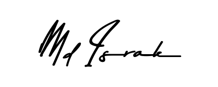 Turn your name Md Israk into a signature brand with Asem Kandis PERSONAL USE styling. Download in standard PNG or transparent format anytime. Md Israk signature style 9 images and pictures png