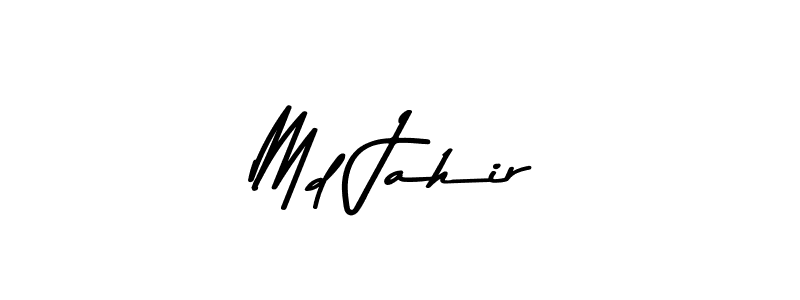 How to make Md Jahir signature? Asem Kandis PERSONAL USE is a professional autograph style. Create handwritten signature for Md Jahir name. Md Jahir signature style 9 images and pictures png