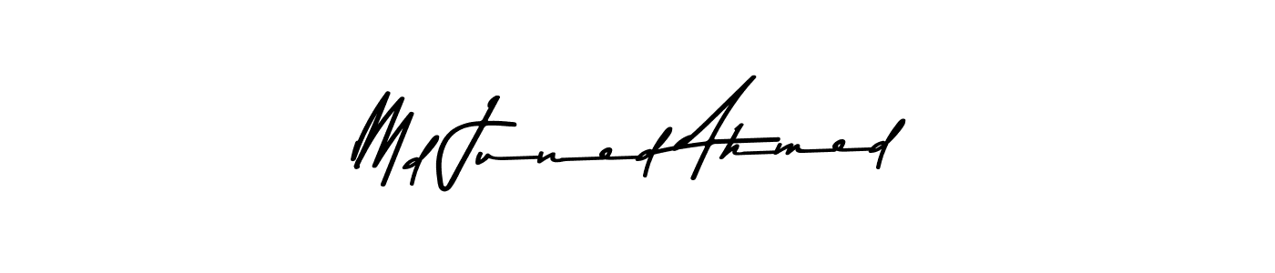 This is the best signature style for the Md Juned Ahmed name. Also you like these signature font (Asem Kandis PERSONAL USE). Mix name signature. Md Juned Ahmed signature style 9 images and pictures png