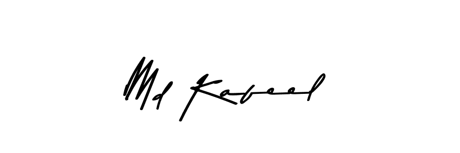 Use a signature maker to create a handwritten signature online. With this signature software, you can design (Asem Kandis PERSONAL USE) your own signature for name Md Kafeel. Md Kafeel signature style 9 images and pictures png