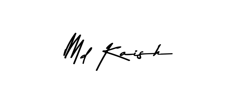 Design your own signature with our free online signature maker. With this signature software, you can create a handwritten (Asem Kandis PERSONAL USE) signature for name Md Kaish. Md Kaish signature style 9 images and pictures png