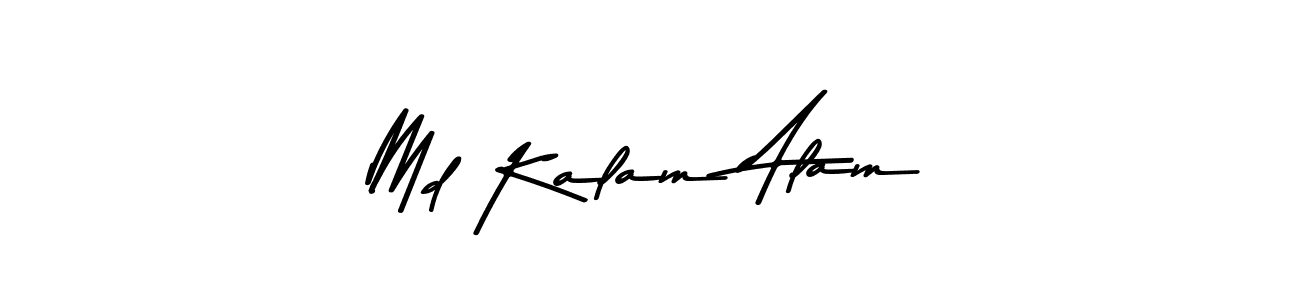 How to make Md Kalam Alam name signature. Use Asem Kandis PERSONAL USE style for creating short signs online. This is the latest handwritten sign. Md Kalam Alam signature style 9 images and pictures png