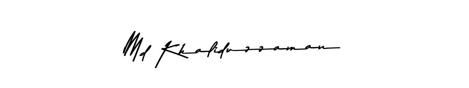 Use a signature maker to create a handwritten signature online. With this signature software, you can design (Asem Kandis PERSONAL USE) your own signature for name Md Khaliduzzaman. Md Khaliduzzaman signature style 9 images and pictures png