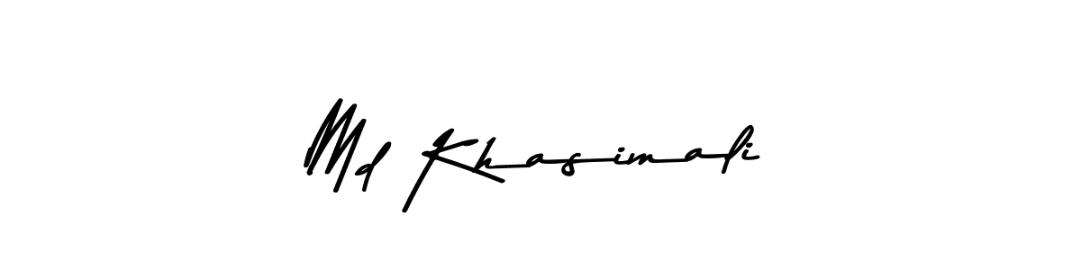 The best way (Asem Kandis PERSONAL USE) to make a short signature is to pick only two or three words in your name. The name Md Khasimali include a total of six letters. For converting this name. Md Khasimali signature style 9 images and pictures png