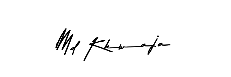 This is the best signature style for the Md Khwaja name. Also you like these signature font (Asem Kandis PERSONAL USE). Mix name signature. Md Khwaja signature style 9 images and pictures png