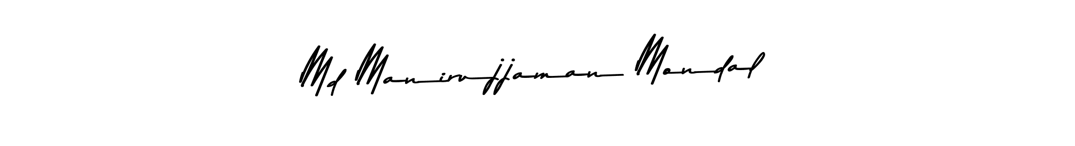 Use a signature maker to create a handwritten signature online. With this signature software, you can design (Asem Kandis PERSONAL USE) your own signature for name Md Manirujjaman Mondal. Md Manirujjaman Mondal signature style 9 images and pictures png