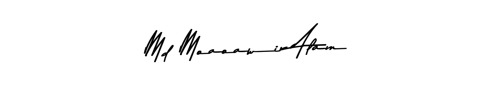 This is the best signature style for the Md Moaoawir Alam name. Also you like these signature font (Asem Kandis PERSONAL USE). Mix name signature. Md Moaoawir Alam signature style 9 images and pictures png