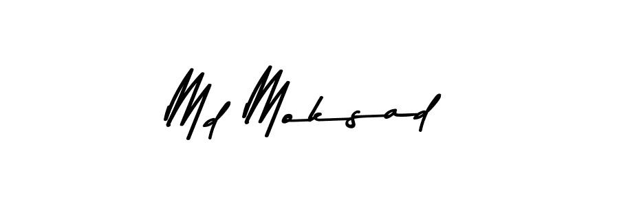 Also You can easily find your signature by using the search form. We will create Md Moksad name handwritten signature images for you free of cost using Asem Kandis PERSONAL USE sign style. Md Moksad signature style 9 images and pictures png