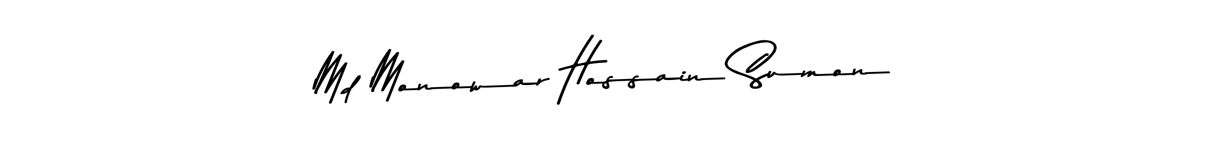 Design your own signature with our free online signature maker. With this signature software, you can create a handwritten (Asem Kandis PERSONAL USE) signature for name Md Monowar Hossain Sumon. Md Monowar Hossain Sumon signature style 9 images and pictures png
