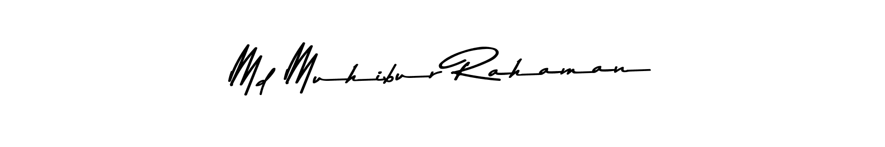 Create a beautiful signature design for name Md Muhibur Rahaman. With this signature (Asem Kandis PERSONAL USE) fonts, you can make a handwritten signature for free. Md Muhibur Rahaman signature style 9 images and pictures png
