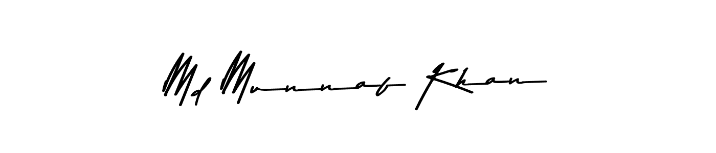 Md Munnaf Khan stylish signature style. Best Handwritten Sign (Asem Kandis PERSONAL USE) for my name. Handwritten Signature Collection Ideas for my name Md Munnaf Khan. Md Munnaf Khan signature style 9 images and pictures png