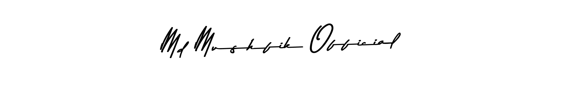 It looks lik you need a new signature style for name Md Mushfik Official. Design unique handwritten (Asem Kandis PERSONAL USE) signature with our free signature maker in just a few clicks. Md Mushfik Official signature style 9 images and pictures png