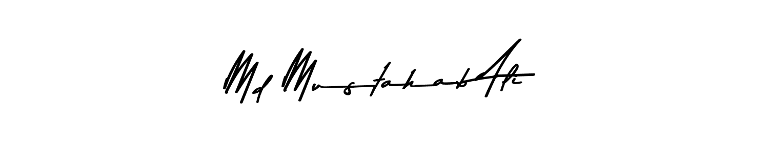 Md Mustahab Ali stylish signature style. Best Handwritten Sign (Asem Kandis PERSONAL USE) for my name. Handwritten Signature Collection Ideas for my name Md Mustahab Ali. Md Mustahab Ali signature style 9 images and pictures png