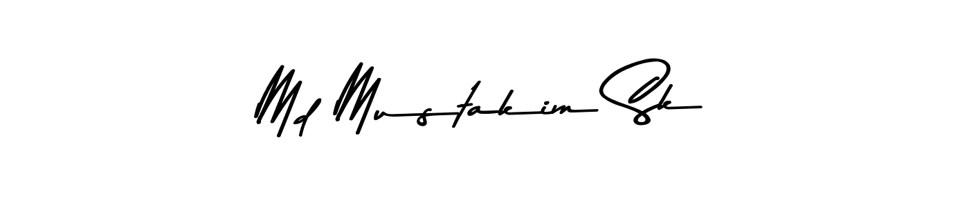 Use a signature maker to create a handwritten signature online. With this signature software, you can design (Asem Kandis PERSONAL USE) your own signature for name Md Mustakim Sk. Md Mustakim Sk signature style 9 images and pictures png