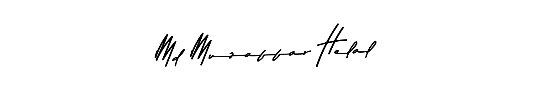 The best way (Asem Kandis PERSONAL USE) to make a short signature is to pick only two or three words in your name. The name Md Muzaffar Helal include a total of six letters. For converting this name. Md Muzaffar Helal signature style 9 images and pictures png