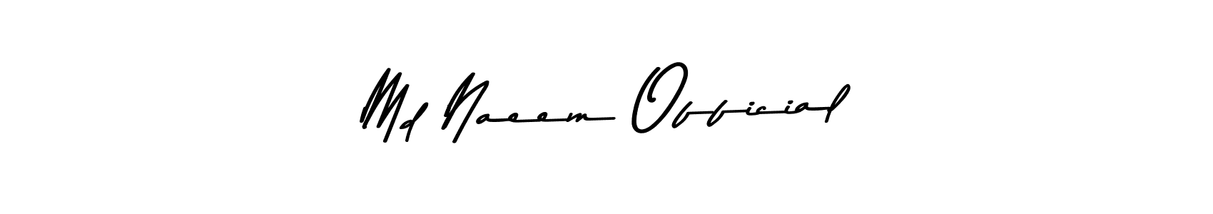 Make a short Md Naeem Official signature style. Manage your documents anywhere anytime using Asem Kandis PERSONAL USE. Create and add eSignatures, submit forms, share and send files easily. Md Naeem Official signature style 9 images and pictures png