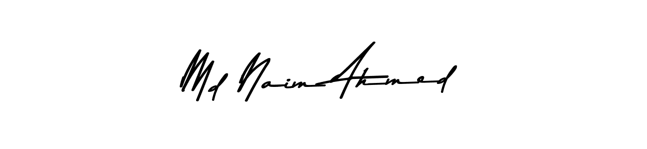 Also You can easily find your signature by using the search form. We will create Md Naim Ahmed name handwritten signature images for you free of cost using Asem Kandis PERSONAL USE sign style. Md Naim Ahmed signature style 9 images and pictures png