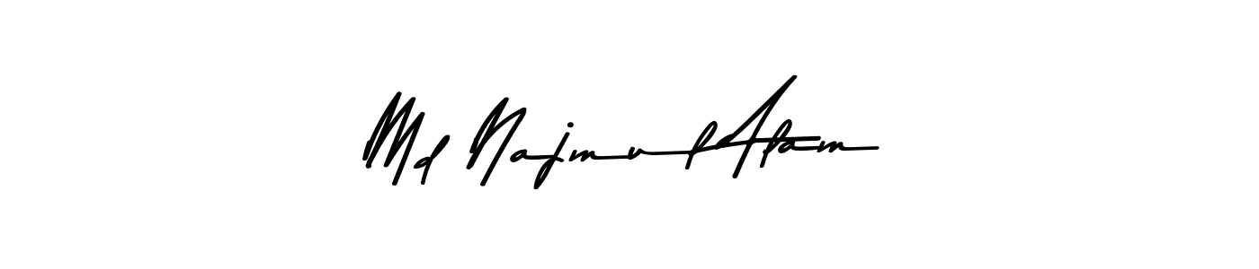 Design your own signature with our free online signature maker. With this signature software, you can create a handwritten (Asem Kandis PERSONAL USE) signature for name Md Najmul Alam. Md Najmul Alam signature style 9 images and pictures png