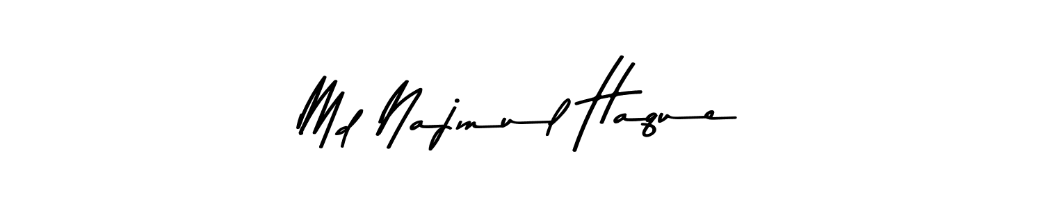 Use a signature maker to create a handwritten signature online. With this signature software, you can design (Asem Kandis PERSONAL USE) your own signature for name Md Najmul Haque. Md Najmul Haque signature style 9 images and pictures png