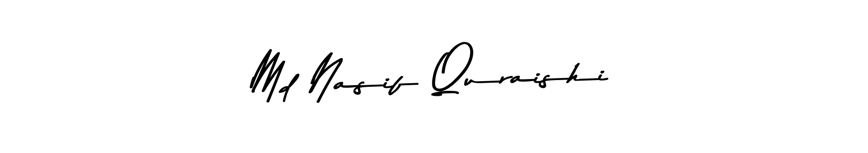 Design your own signature with our free online signature maker. With this signature software, you can create a handwritten (Asem Kandis PERSONAL USE) signature for name Md Nasif Quraishi. Md Nasif Quraishi signature style 9 images and pictures png