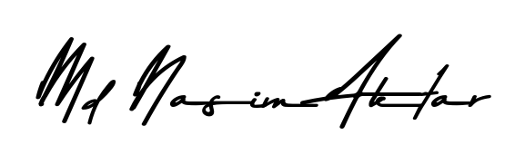 A timeless handwritten aesthetic for Md Nasim Aktar. The Asem Kandis PERSONAL USE font gives your signature a handcrafted feel with natural curves. Md Nasim Aktar signature style 9 images and pictures png