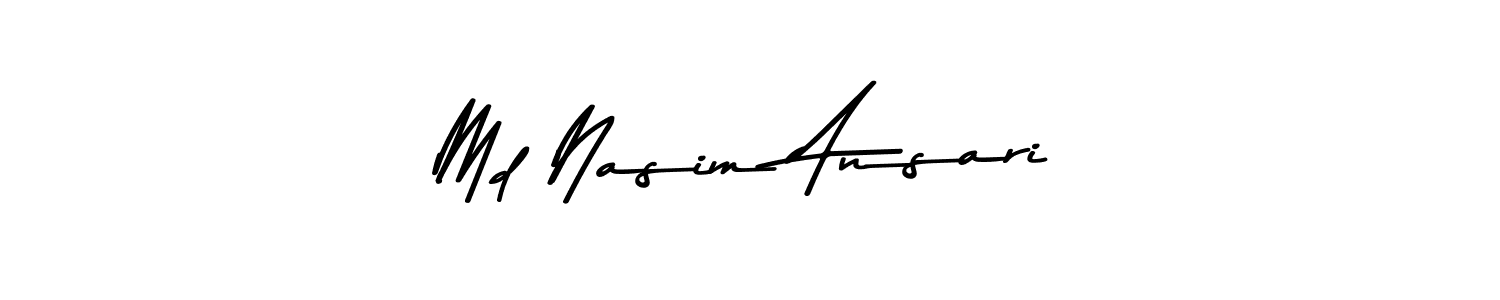 You should practise on your own different ways (Asem Kandis PERSONAL USE) to write your name (Md Nasim Ansari) in signature. don't let someone else do it for you. Md Nasim Ansari signature style 9 images and pictures png