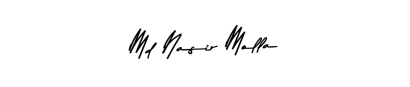 Also we have Md Nasir Molla name is the best signature style. Create professional handwritten signature collection using Asem Kandis PERSONAL USE autograph style. Md Nasir Molla signature style 9 images and pictures png