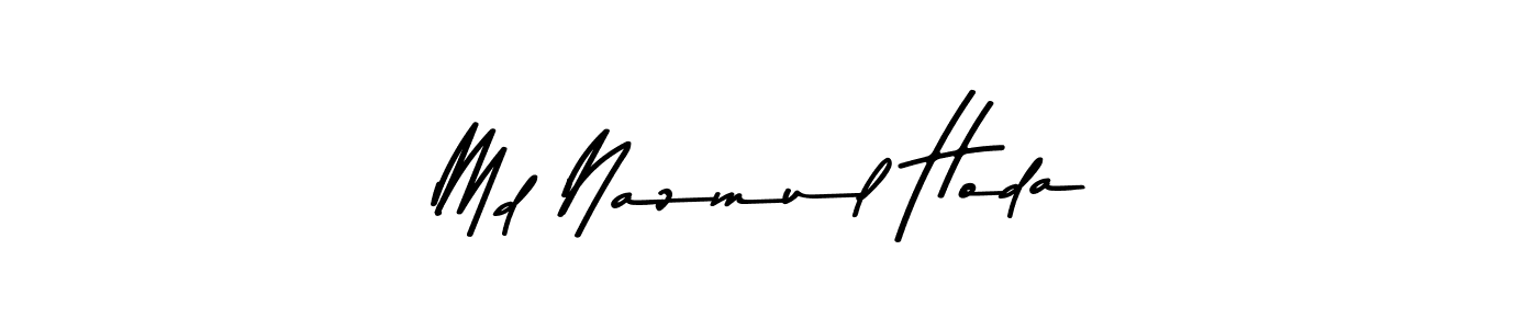 Make a beautiful signature design for name Md Nazmul Hoda. With this signature (Asem Kandis PERSONAL USE) style, you can create a handwritten signature for free. Md Nazmul Hoda signature style 9 images and pictures png