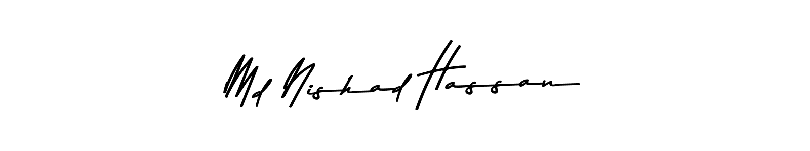 Here are the top 10 professional signature styles for the name Md Nishad Hassan. These are the best autograph styles you can use for your name. Md Nishad Hassan signature style 9 images and pictures png