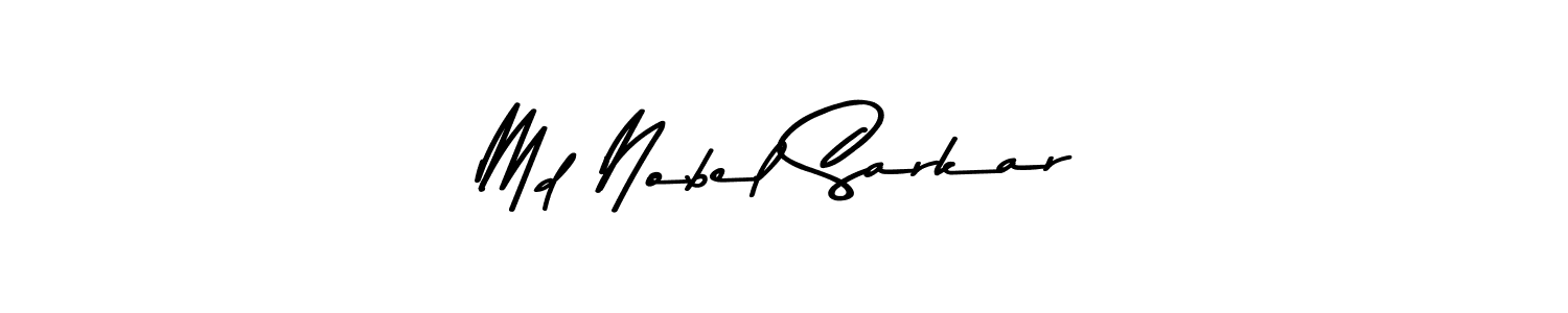 The best way (Asem Kandis PERSONAL USE) to make a short signature is to pick only two or three words in your name. The name Md Nobel Sarkar include a total of six letters. For converting this name. Md Nobel Sarkar signature style 9 images and pictures png