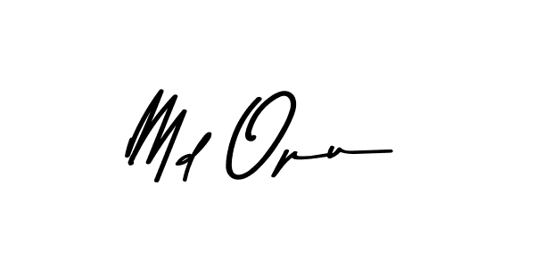 This is the best signature style for the Md Opu name. Also you like these signature font (Asem Kandis PERSONAL USE). Mix name signature. Md Opu signature style 9 images and pictures png