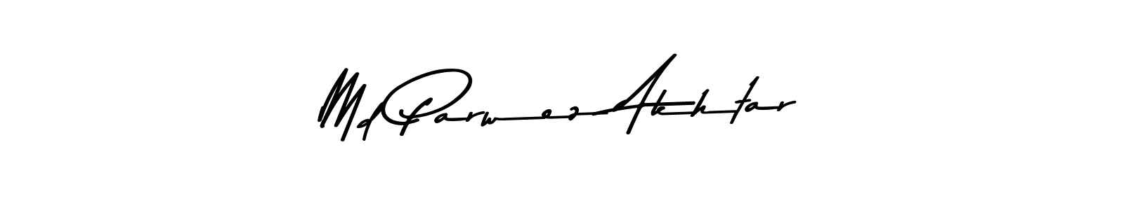 This is the best signature style for the Md Parwez Akhtar name. Also you like these signature font (Asem Kandis PERSONAL USE). Mix name signature. Md Parwez Akhtar signature style 9 images and pictures png