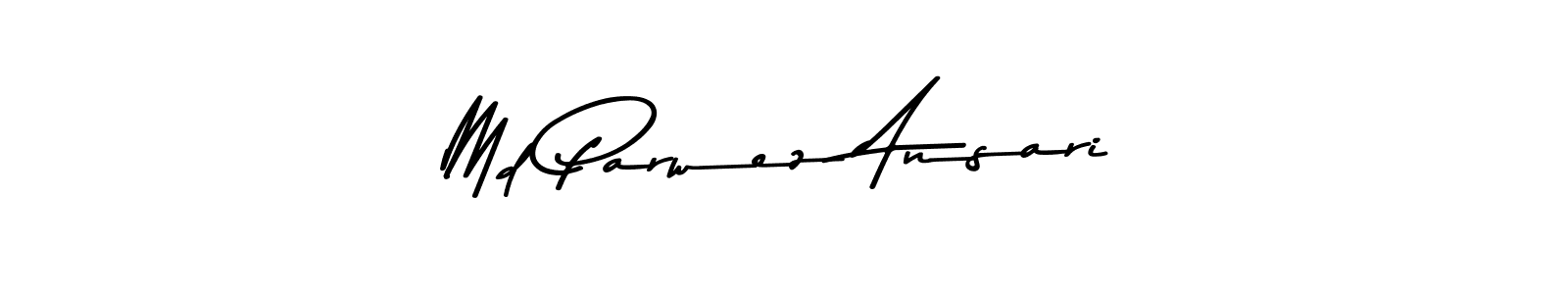 Md Parwez Ansari stylish signature style. Best Handwritten Sign (Asem Kandis PERSONAL USE) for my name. Handwritten Signature Collection Ideas for my name Md Parwez Ansari. Md Parwez Ansari signature style 9 images and pictures png