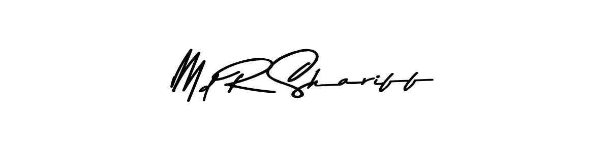 How to make Md R Shariff signature? Asem Kandis PERSONAL USE is a professional autograph style. Create handwritten signature for Md R Shariff name. Md R Shariff signature style 9 images and pictures png