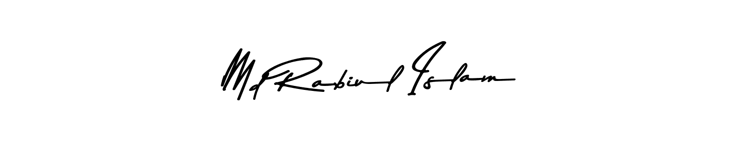 Use a signature maker to create a handwritten signature online. With this signature software, you can design (Asem Kandis PERSONAL USE) your own signature for name Md Rabiul Islam. Md Rabiul Islam signature style 9 images and pictures png
