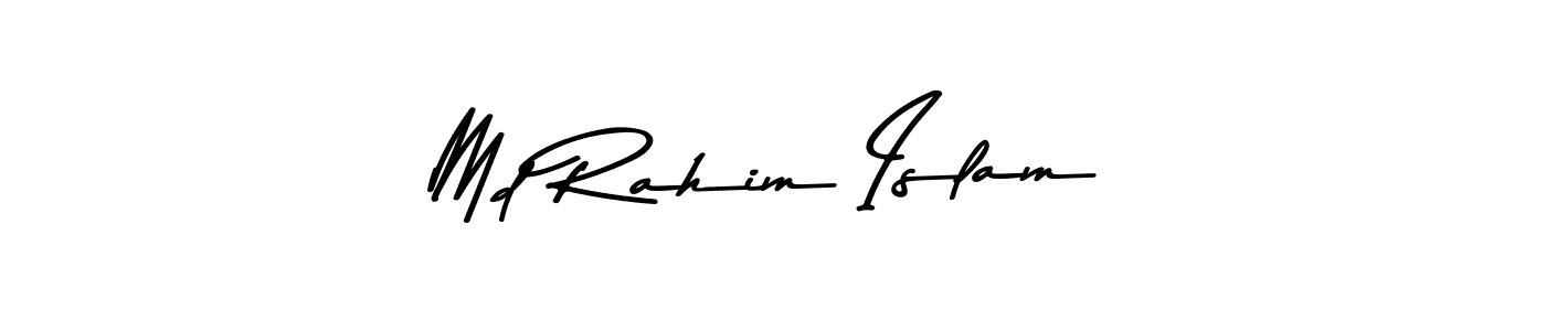Asem Kandis PERSONAL USE is a professional signature style that is perfect for those who want to add a touch of class to their signature. It is also a great choice for those who want to make their signature more unique. Get Md Rahim Islam name to fancy signature for free. Md Rahim Islam signature style 9 images and pictures png