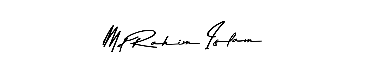 Make a beautiful signature design for name Md Rahim Islam. With this signature (Asem Kandis PERSONAL USE) style, you can create a handwritten signature for free. Md Rahim Islam signature style 9 images and pictures png