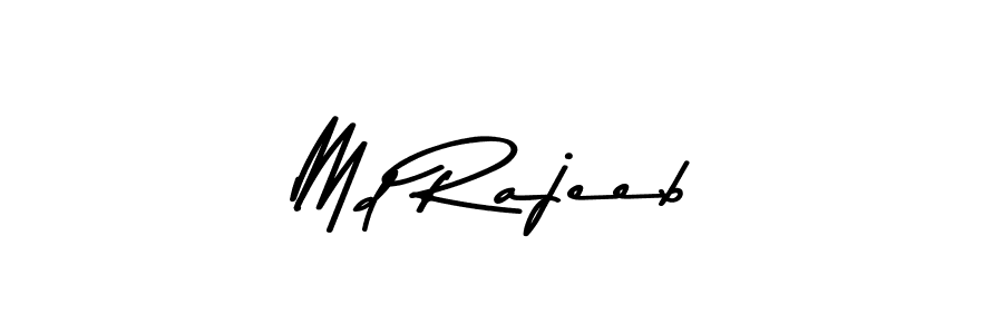 Create a beautiful signature design for name Md Rajeeb. With this signature (Asem Kandis PERSONAL USE) fonts, you can make a handwritten signature for free. Md Rajeeb signature style 9 images and pictures png