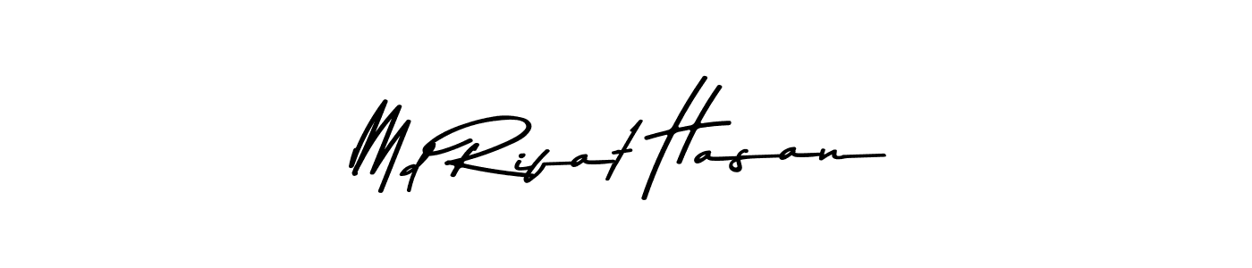 Make a beautiful signature design for name Md Rifat Hasan. With this signature (Asem Kandis PERSONAL USE) style, you can create a handwritten signature for free. Md Rifat Hasan signature style 9 images and pictures png