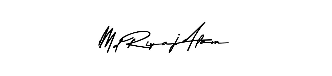 Make a beautiful signature design for name Md Riyaj Alam. With this signature (Asem Kandis PERSONAL USE) style, you can create a handwritten signature for free. Md Riyaj Alam signature style 9 images and pictures png