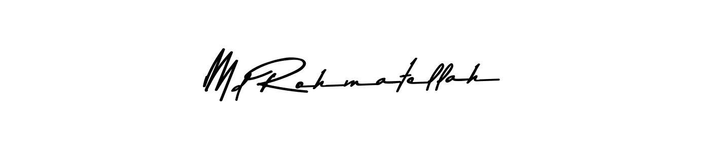 Also You can easily find your signature by using the search form. We will create Md Rohmatellah name handwritten signature images for you free of cost using Asem Kandis PERSONAL USE sign style. Md Rohmatellah signature style 9 images and pictures png