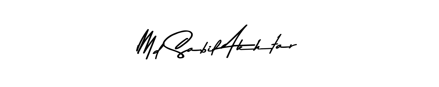 Here are the top 10 professional signature styles for the name Md Sabil Akhtar. These are the best autograph styles you can use for your name. Md Sabil Akhtar signature style 9 images and pictures png